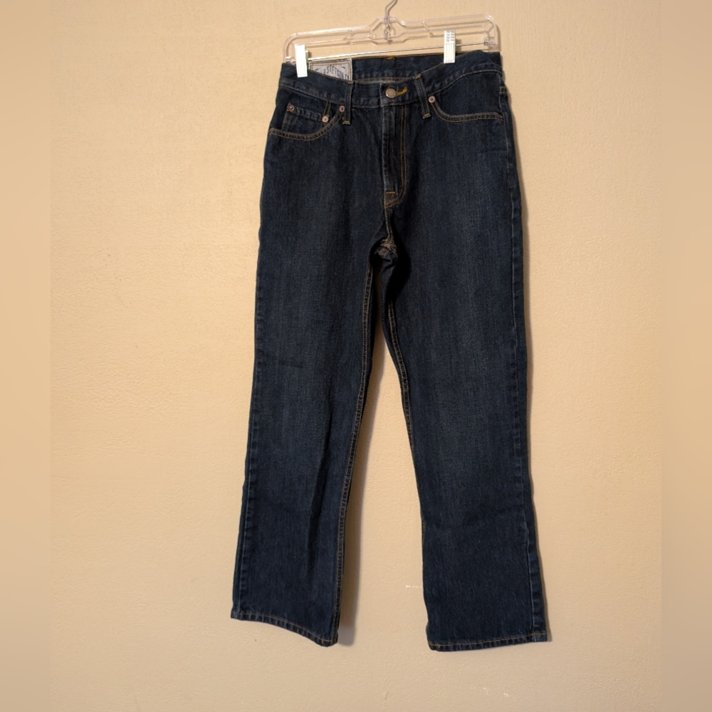 Stetson Dark Blue Bootcut Jeans for Men